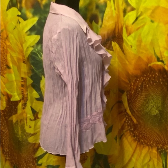 Gorgeous Large 12-14 Purple Blouse!(#228) - Picture 4 of 4